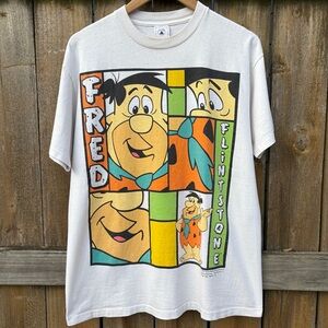 Vintage 90s Fred Flintstone T Shirt